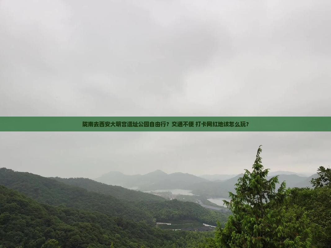 陇南去西安大明宫遗址公园自由行？交通不便+打卡网红地该怎么玩？