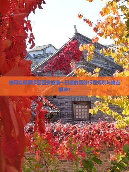 如何实现阿坝至西安城墙一日游的高效行程规划与痛点解决？