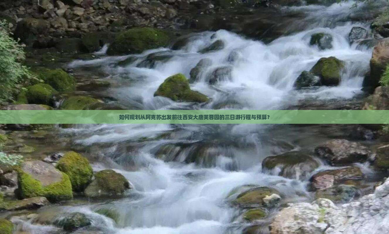 如何规划从阿克苏出发前往西安大唐芙蓉园的三日游行程与预算？