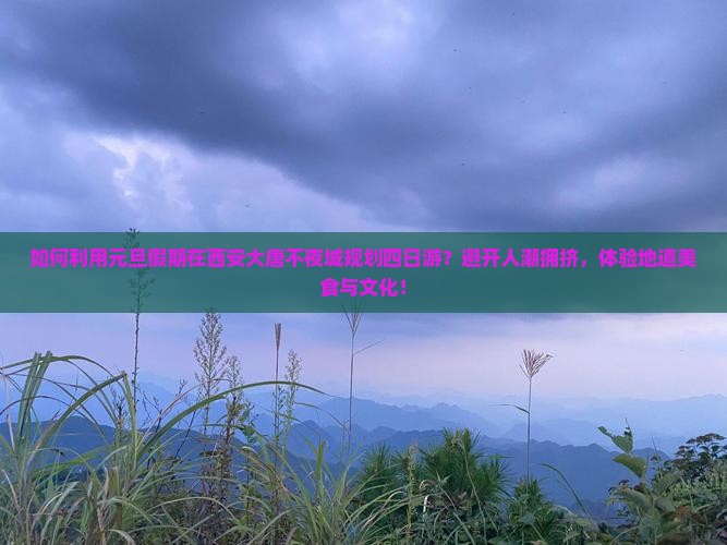 如何利用元旦假期在西安大唐不夜城规划四日游？避开人潮拥挤，体验地道美食与文化！