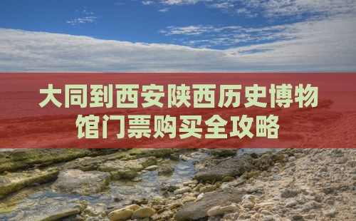 大同到西安陕西历史博物馆门票购买全攻略