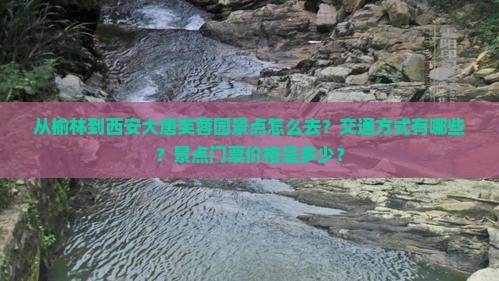 从榆林到西安大唐芙蓉园景点怎么去？交通方式有哪些？景点门票价格是多少？