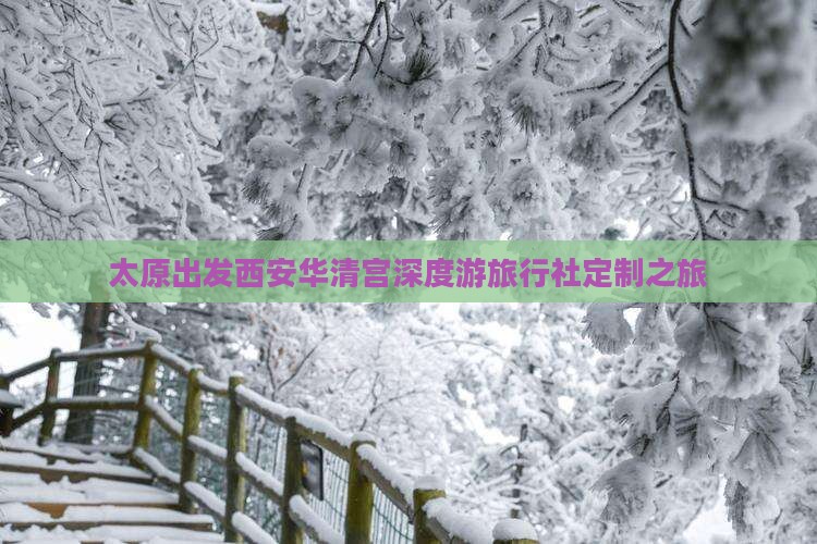 太原出发西安华清宫深度游旅行社定制之旅