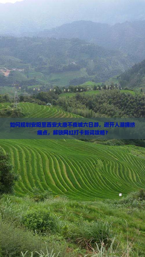 如何规划安阳至西安大唐不夜城六日游，避开人潮拥挤痛点，解锁网红打卡新词攻略？