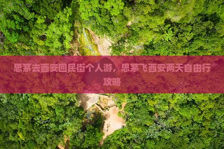 思茅去西安回民街个人游，思茅飞西安两天自由行攻略