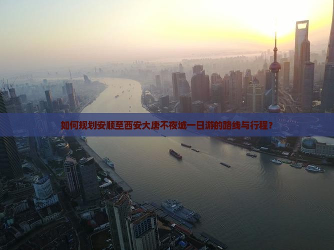 如何规划安顺至西安大唐不夜城一日游的路线与行程？