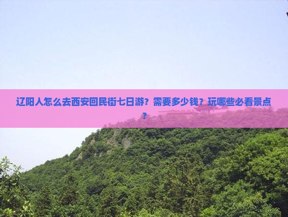 辽阳人怎么去西安回民街七日游？需要多少钱？玩哪些必看景点？