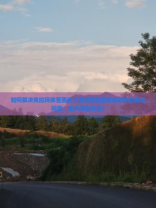 如何解决克拉玛依至西安大唐芙蓉园团体旅游中的痛点问题，提升游客体验？