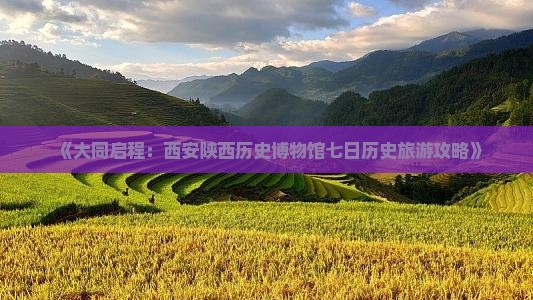 《大同启程：西安陕西历史博物馆七日历史旅游攻略》