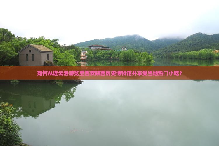 如何从连云港游览至西安陕西历史博物馆并享受当地热门小吃？
