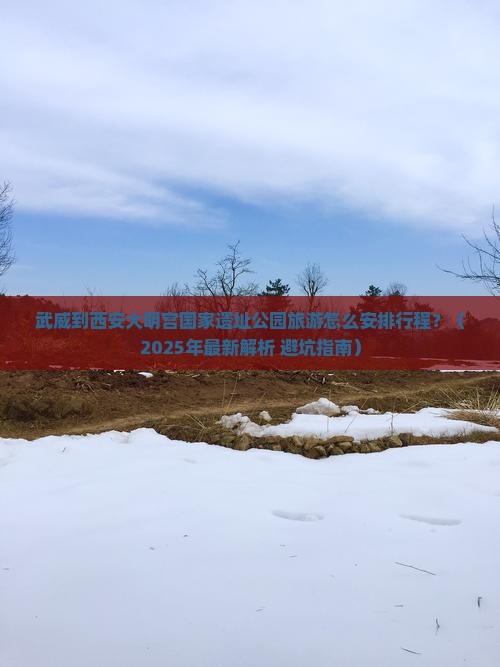 武威到西安大明宫国家遗址公园旅行社