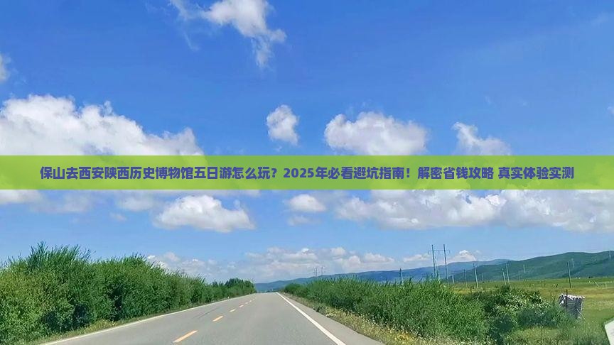 保山去西安陕西历史博物馆五日游