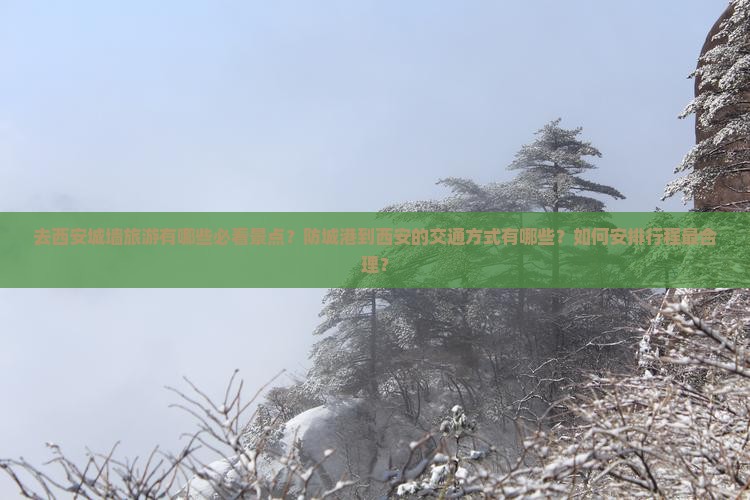 去西安城墙旅游有哪些必看景点？防城港到西安的交通方式有哪些？如何安排行程最合理？
