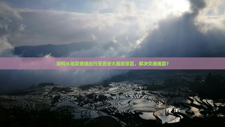 如何从临夏便捷出行至西安大雁塔景区，解决交通难题？
