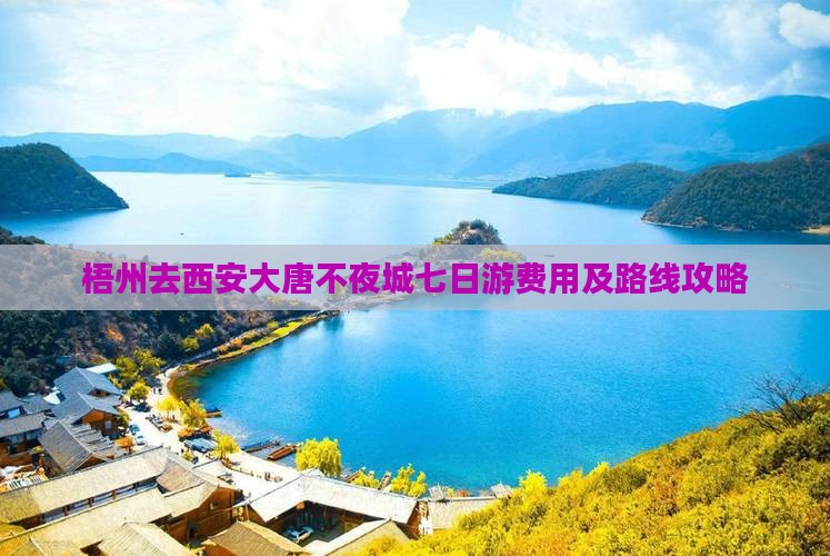 梧州去西安大唐不夜城七日游费用及路线攻略