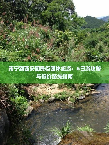 南宁到西安回民街团体旅游:6日游攻略与报价路线指南 南宁到西安回民街团体旅游:6日游攻略与报价路线指南
