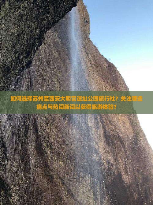 如何选择苏州至西安大明宫遗址公园旅行社？关注哪些痛点与热词新词以获得旅游体验？