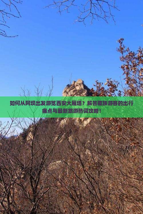 如何从阿坝出发游览西安大雁塔？解答藏族游客的出行痛点与最新旅游热词攻略！