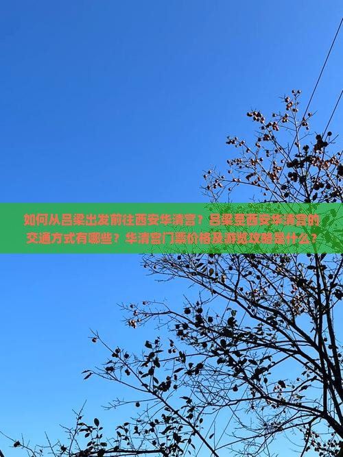 如何从吕梁出发前往西安华清宫？吕梁至西安华清宫的交通方式有哪些？华清宫门票价格及游览攻略是什么？
