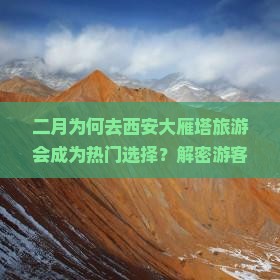二月为何去西安大雁塔旅游会成为热门选择？解密游客痛点与最新热词攻略！
