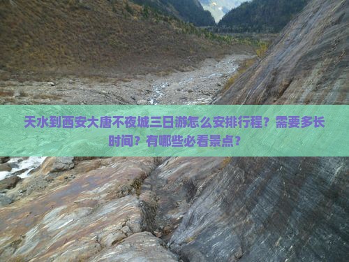 天水到西安大唐不夜城三日游怎么安排行程？需要多长时间？有哪些必看景点？