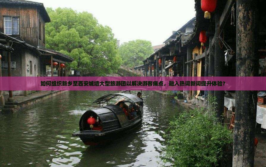 如何组织新乡至西安城墙大型旅游团以解决游客痛点，融入热词新词提升体验？