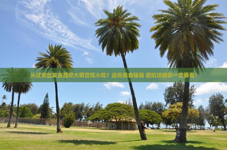 迁安去西安大明宫国家遗址公园旅游小吃
