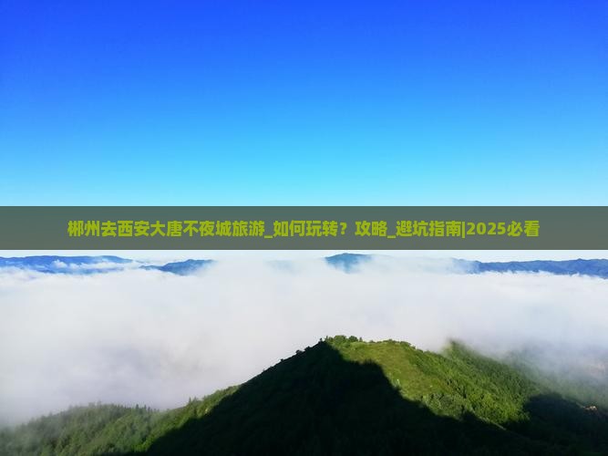 郴州去西安大唐不夜城旅游