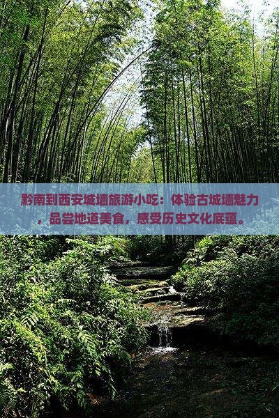 黔南到西安城墙旅游小吃