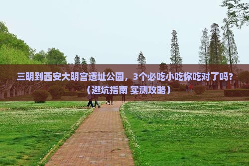 三明到西安大明宫国家遗址公园旅游小吃