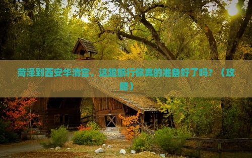 菏泽到西安华清宫大型旅游团