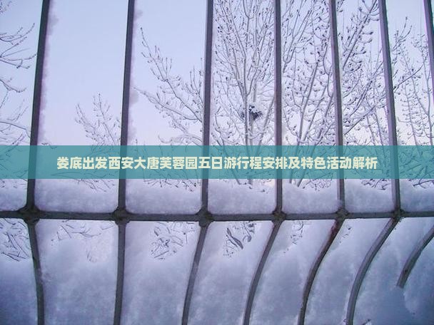娄底出发西安大唐芙蓉园五日游行程安排及特色活动解析