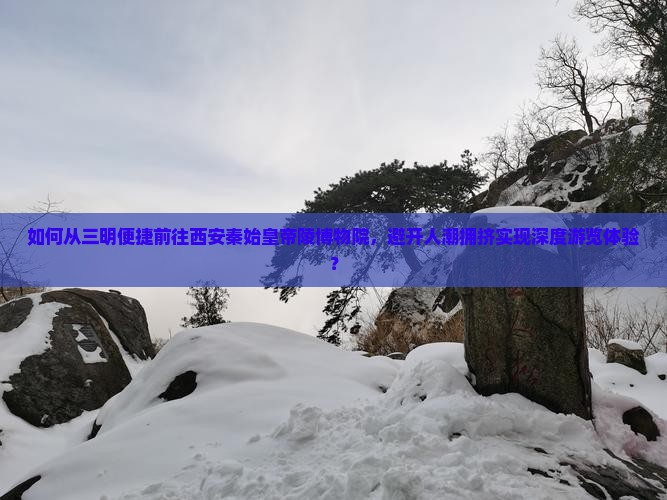 如何从三明便捷前往西安秦始皇帝陵博物院，避开人潮拥挤实现深度游览体验？