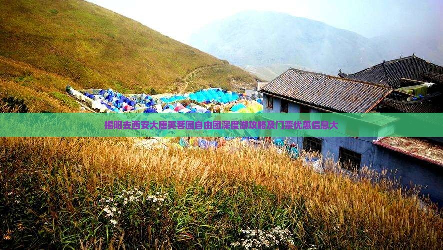 揭阳去西安大唐芙蓉园自由团深度游攻略及门票优惠信息大