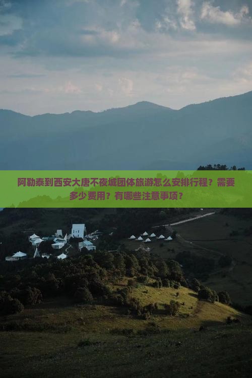 阿勒泰到西安大唐不夜城团体旅游怎么安排行程？需要多少费用？有哪些注意事项？