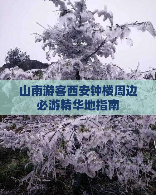 山南游客西安钟楼周边必游精华地指南