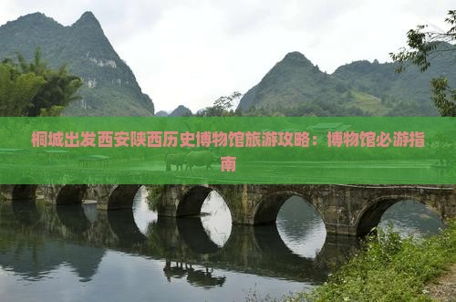 桐城出发西安陕西历史博物馆旅游攻略：博物馆必游指南