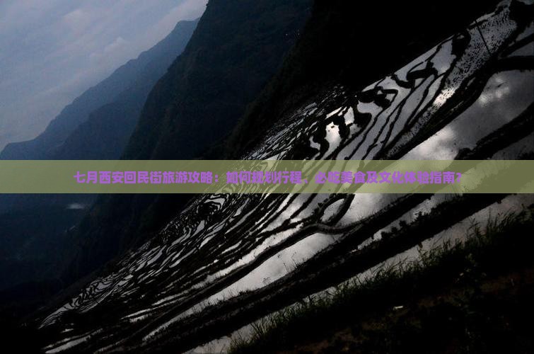 七月西安回民街旅游攻略：如何规划行程、必吃美食及文化体验指南？