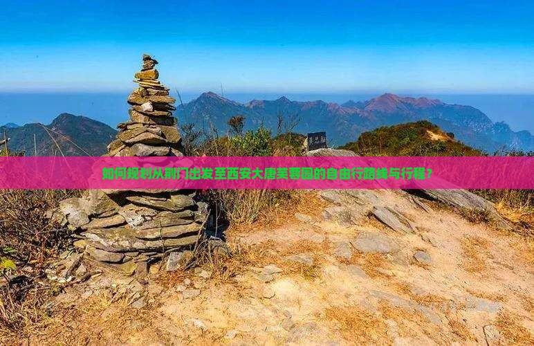 如何规划从荆门出发至西安大唐芙蓉园的自由行路线与行程？