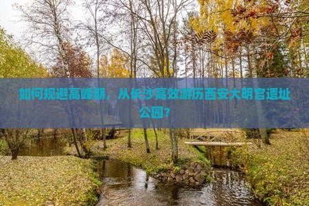 如何规避高峰期，从长沙高效游历西安大明宫遗址公园？