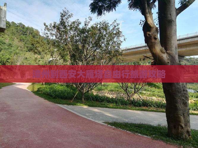 漳州到西安大雁塔自由行旅游攻略