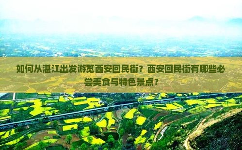 如何从湛江出发游览西安回民街？西安回民街有哪些必尝美食与特色景点？