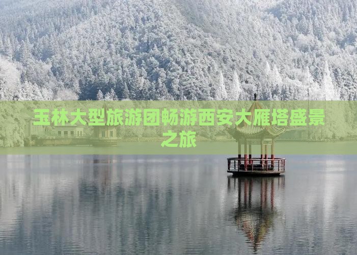 玉林大型旅游团畅游西安大雁塔盛景之旅