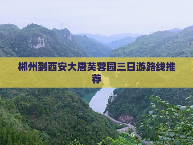 郴州到西安大唐芙蓉园三日游路线推荐