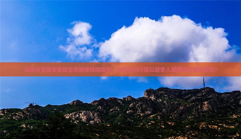 嘉峪关至西安秦始皇帝陵博物院旅游，如何规划行程以避免人潮拥挤和游览疲劳？