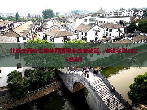 北海去西安大唐芙蓉园景点