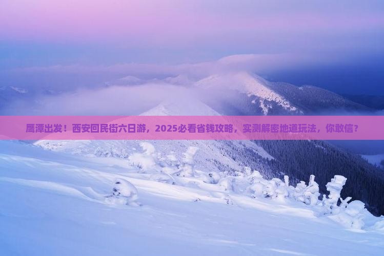 鹰潭去西安回民街六日游