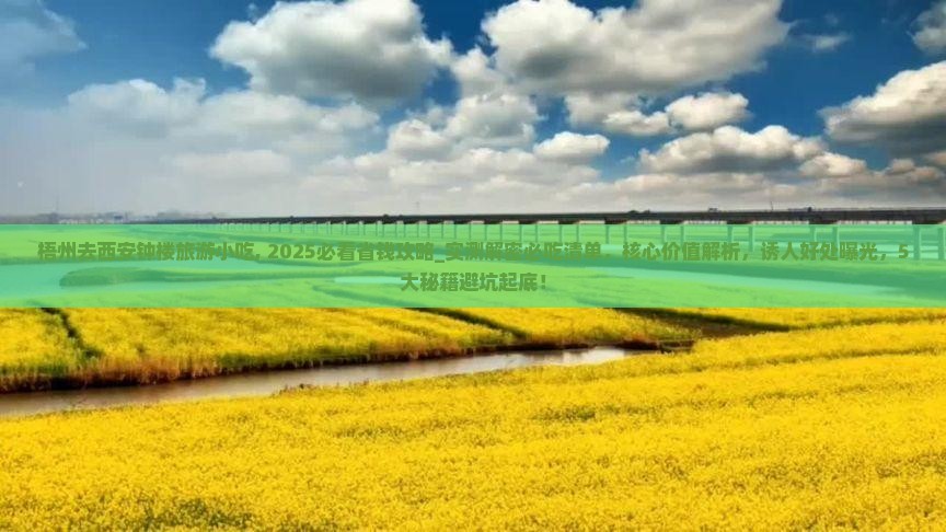 梧州去西安钟楼旅游小吃