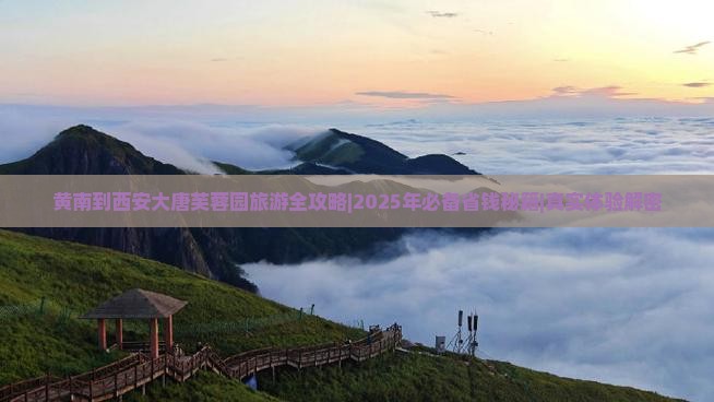 黄南去西安大唐芙蓉园个人游