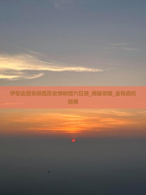 伊犁去西安陕西历史博物馆六日游